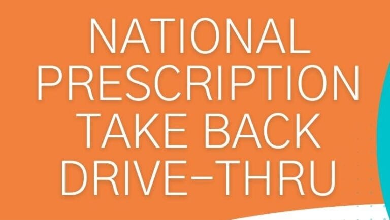 National Prescription Take Back Drive-Thru event