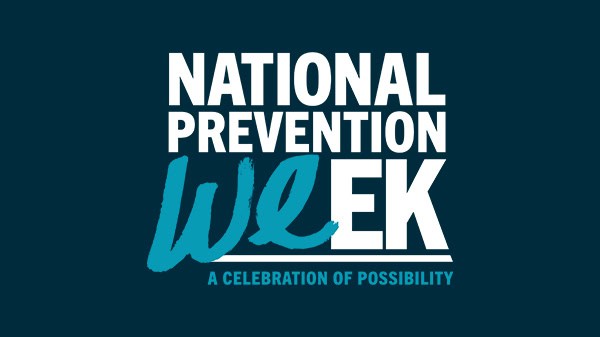 National Prevention Week logo and tagline.