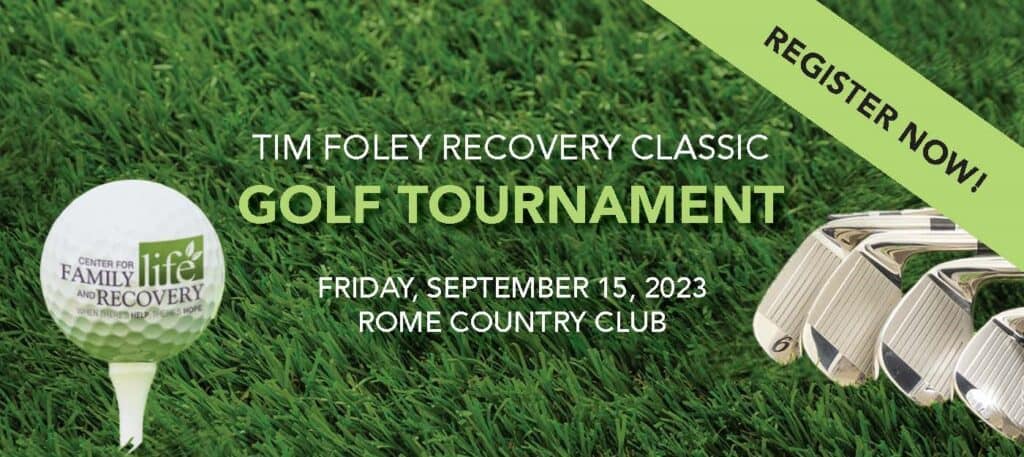 Tim Foley Recovery Classic Golf Tournament banner.