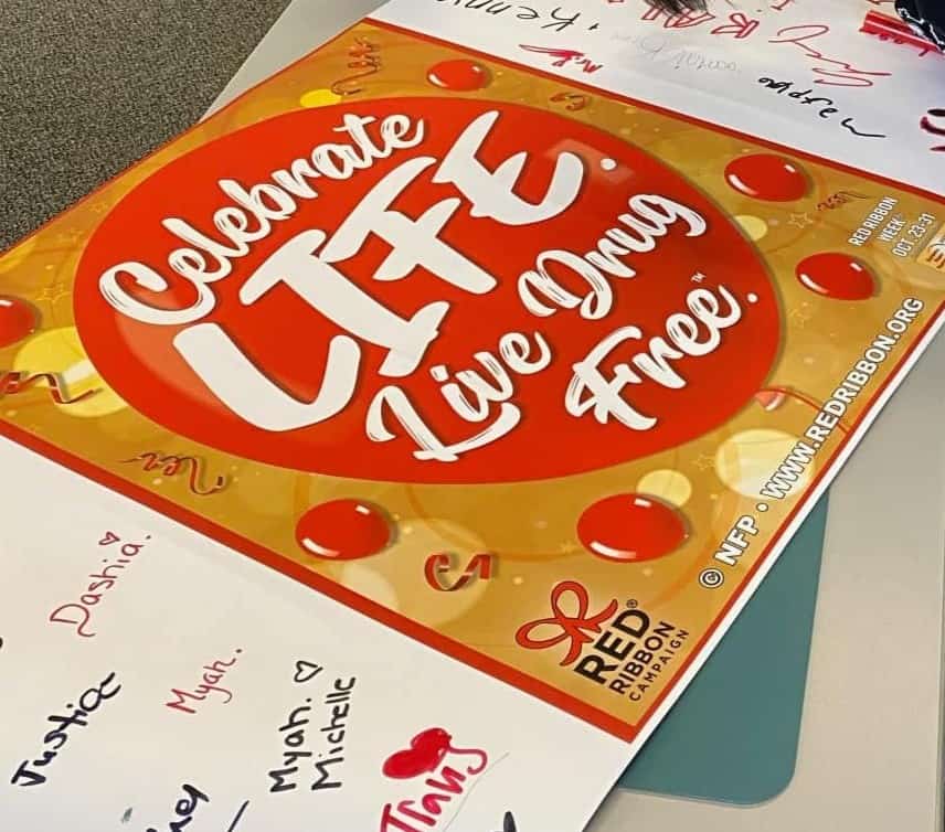 Celebrate Life, Live Drug Free poster