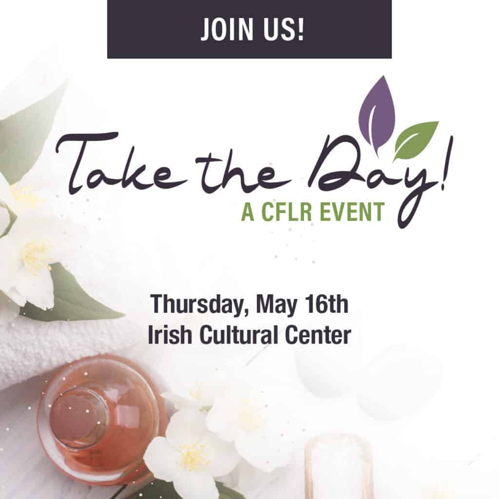 Take the Day event, May 16th, Irish Center.