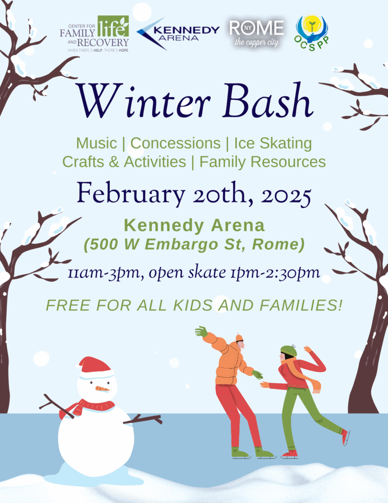 Winter Bash, Kennedy Arena, February 20, 2025, family event.