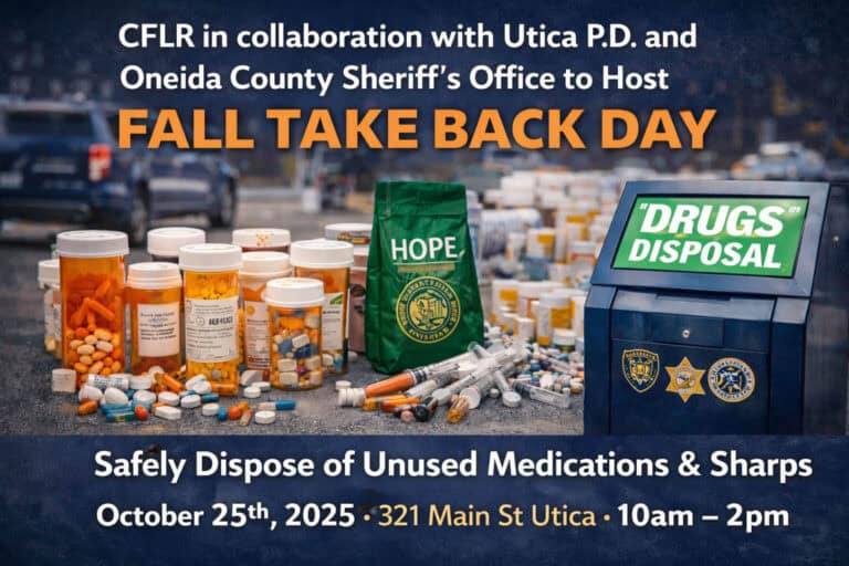 Fall Take Back Day for medication disposal.