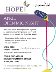 Open Mic Night event flyer