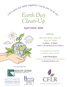 Earth Day Clean-Up event flyer