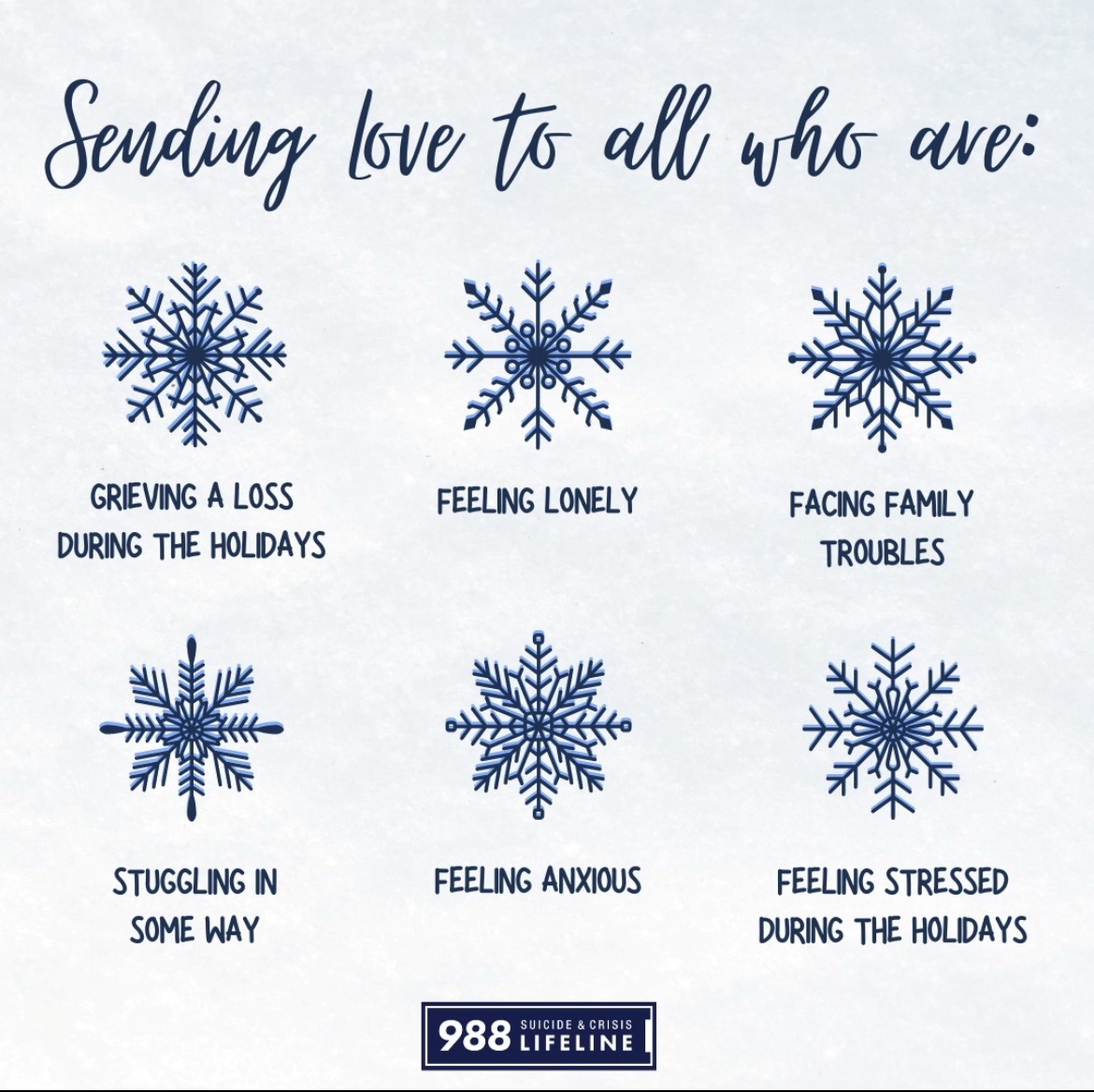 988 "Sending love to all"