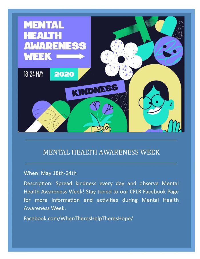 May 18th – 24th is Mental Health Awareness Week!