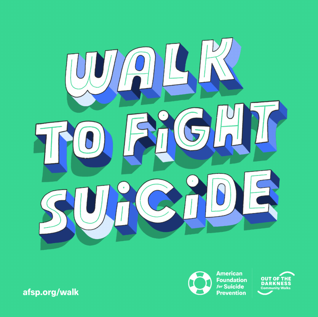 Local Volunteers Walk to Fight Suicide