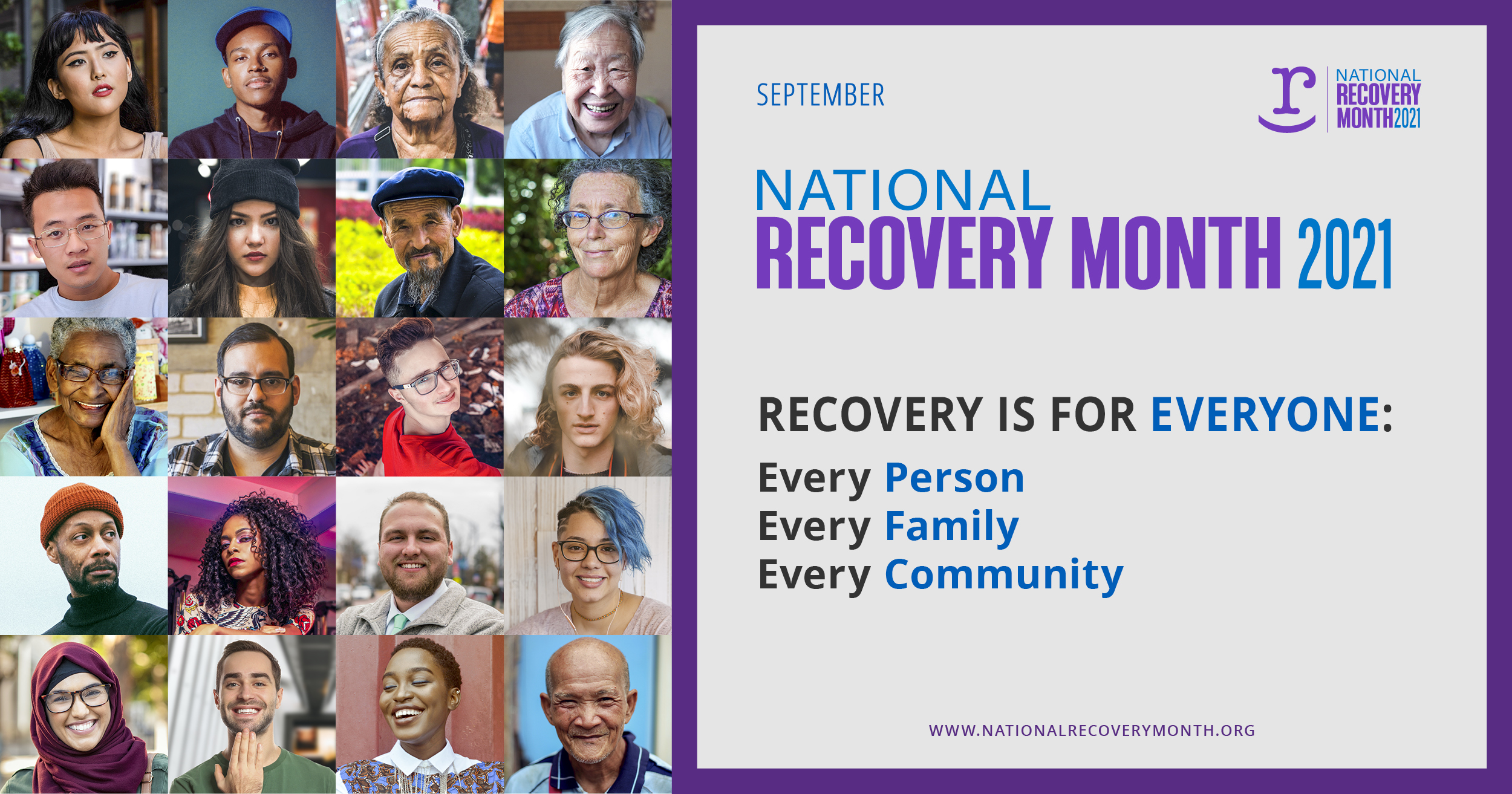 Center for Family Life and Recovery  celebrates  National Recovery Month – September 2021